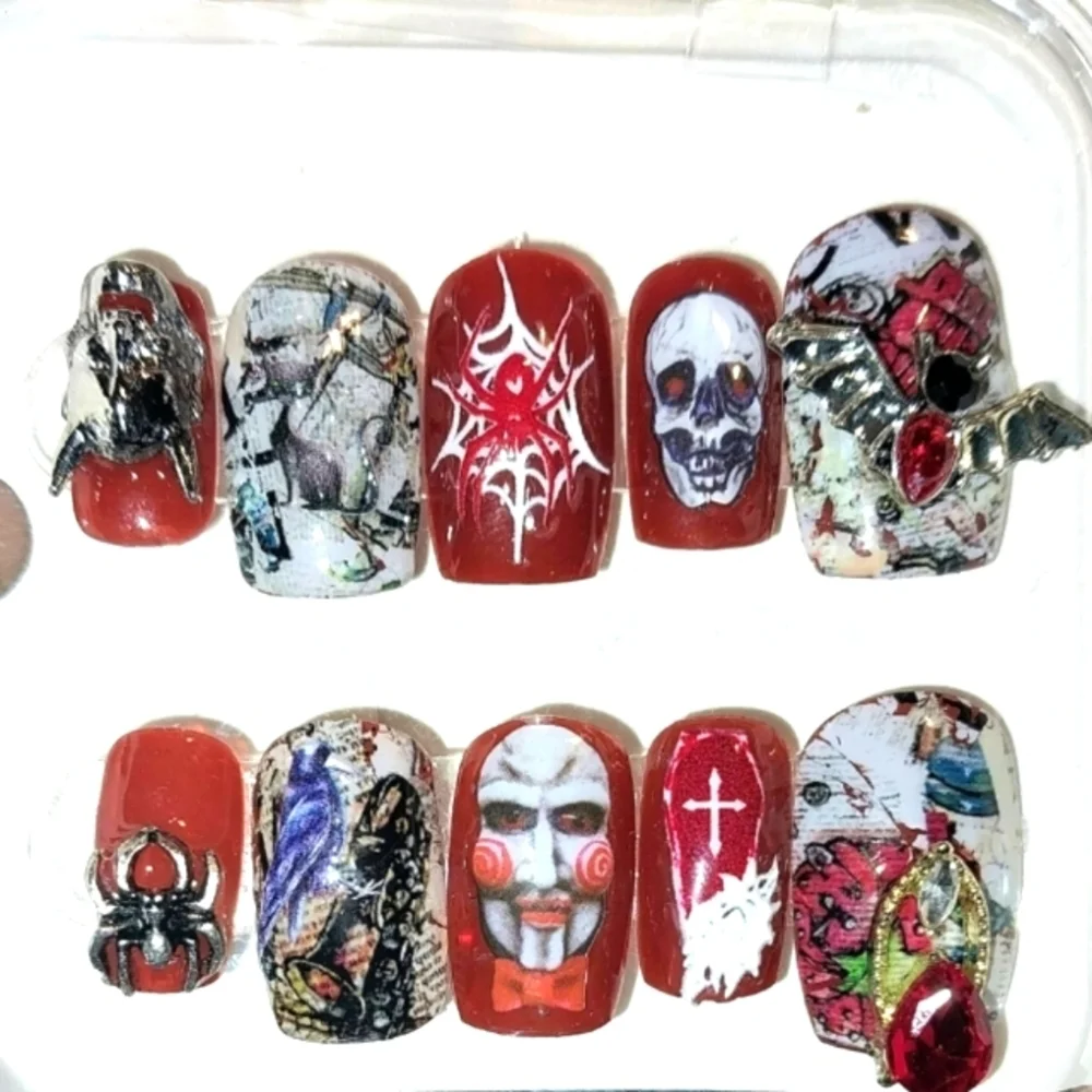 Handmade gothic nail